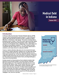 Medical Debt in Indiana report cover